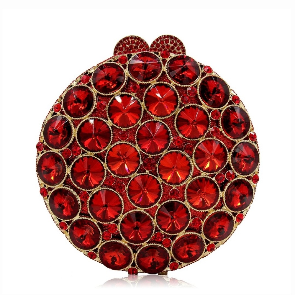 Ruby Rou Crystal Cutch - Picture 2 of 2